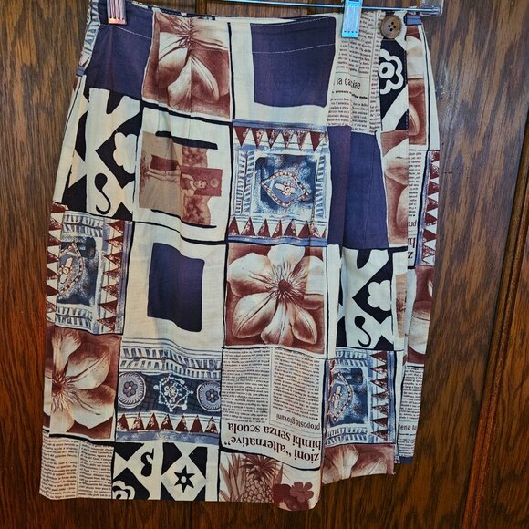 VTG 90s FL Malik Womens Wrap Dresses & Skirts - VTG 90s FL Malik Womens Wrap Skirt Sz 6